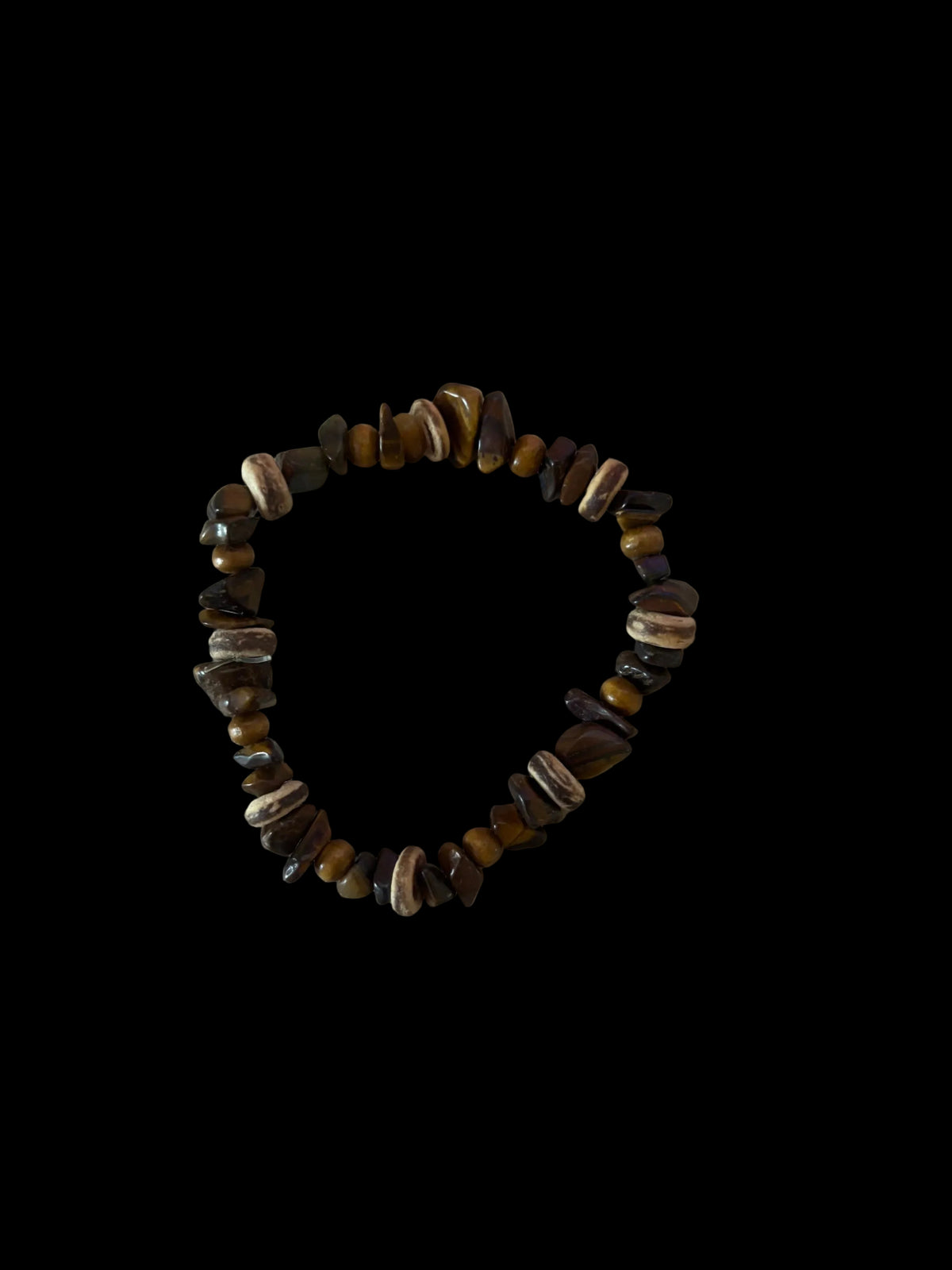 Golden Earth Tiger's Eye & Picasso Jasper Chip Bracelet